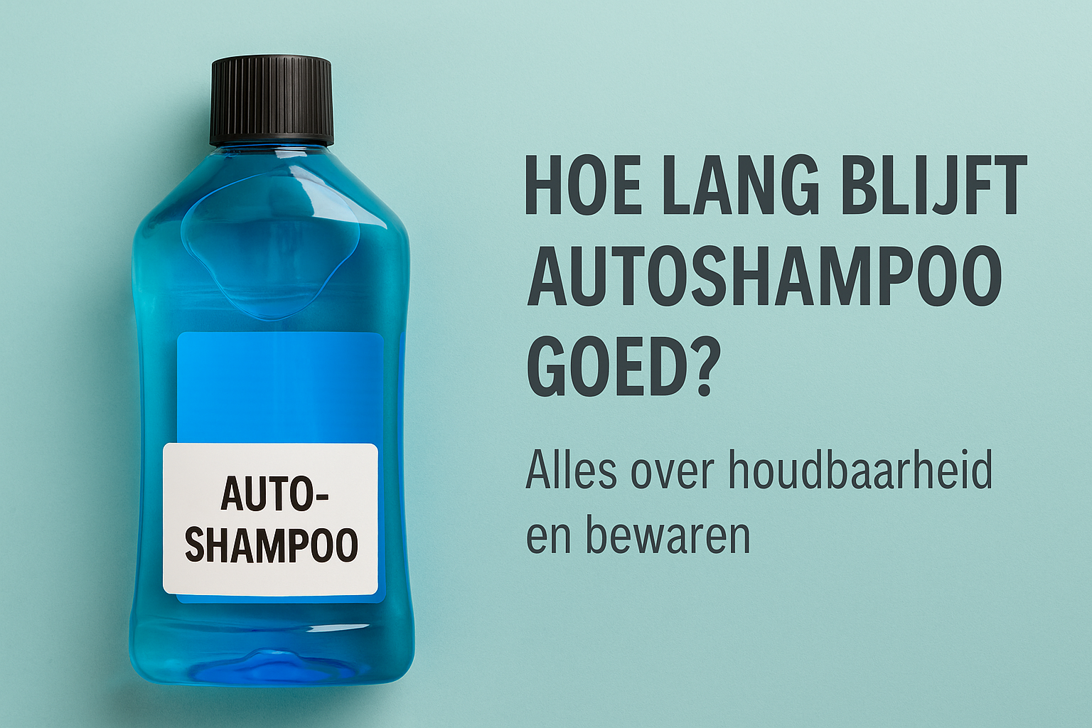 Hoe lang blijft autoshampoo goed? Alles over houdbaarheid en bewaren